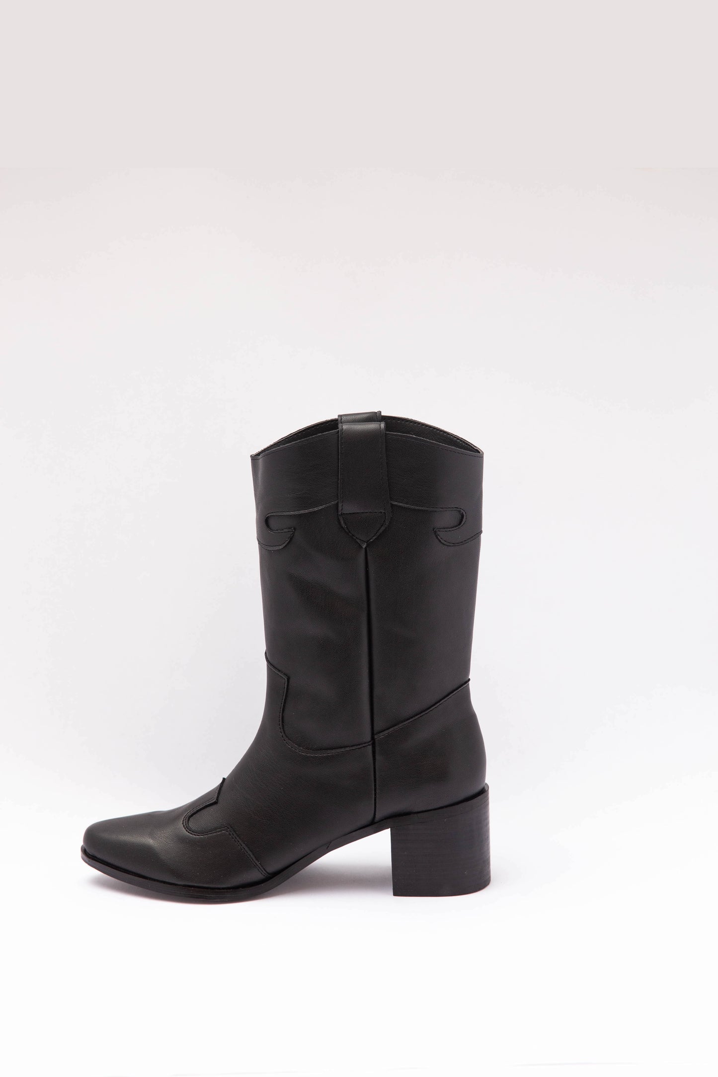 Diana Cowboy Boot Black